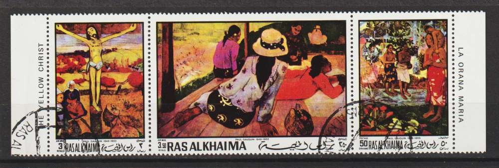 RAS AL KHAIMA 1970  - Y&T N° 56 + PA40 + PA40A