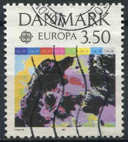 DANEMARK 1991 OBLITERE N° 1004 europa