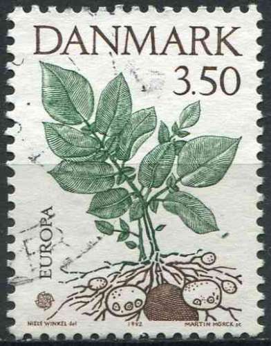 DANEMARK 1992 OBLITERE N° 1028 europa