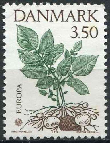 DANEMARK 1992 OBLITERE N° 1028 europa