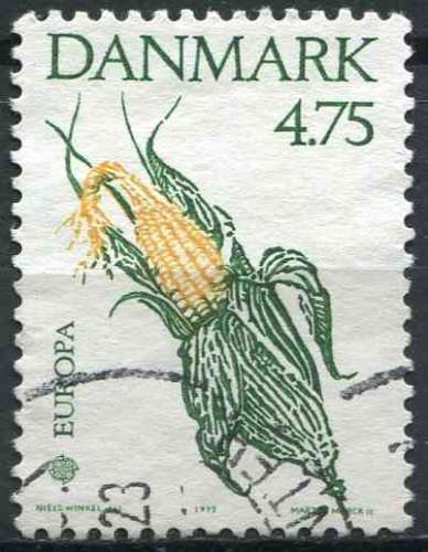 DANEMARK 1992 OBLITERE N° 1029 europa