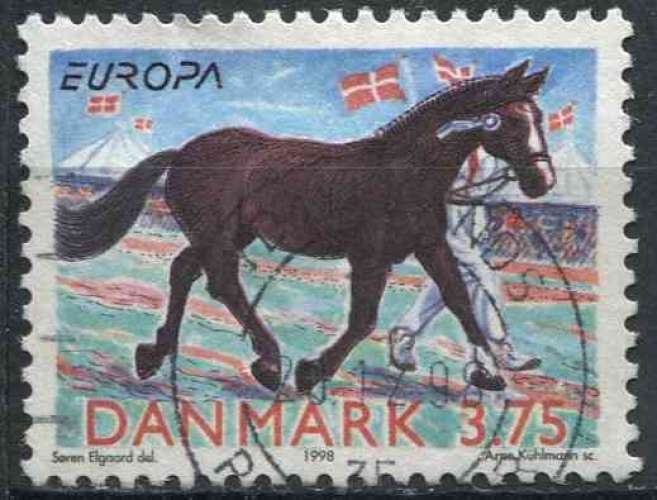 DANEMARK 1998 OBLITERE N° 1191 europa