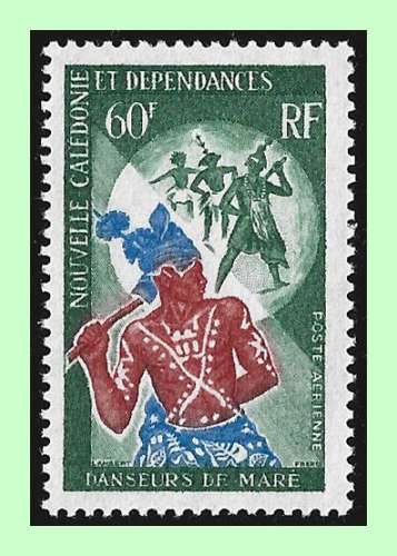 Nouvelle Calédonie  N° PA 101 * Danseurs de Maré 1968 