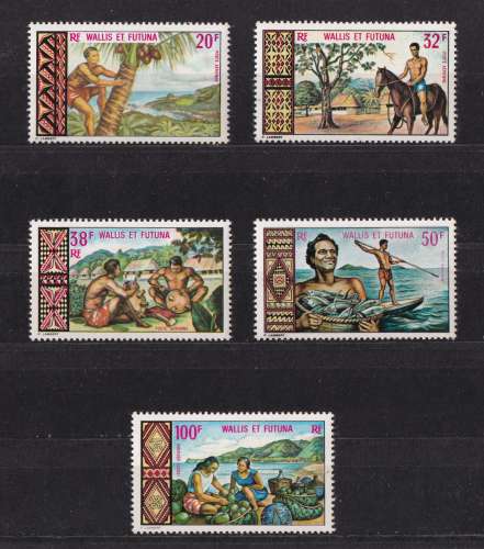 WALLIS ET FUTUNA.   YT  PA n° 33/37   neuf **   1969