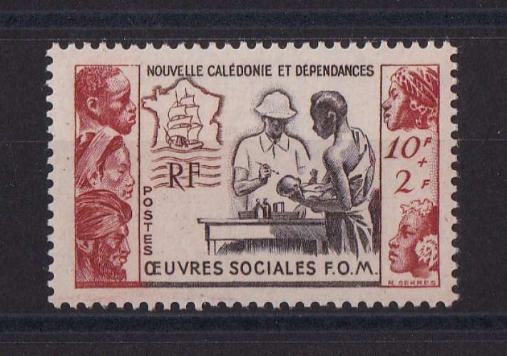 NOUVELLE-CALEDONIE.  YT   n° 278    neuf **   1950