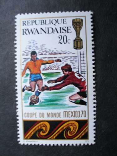 RWANDA 1970 - Coupe du monde de football Mexico  - MNH** 