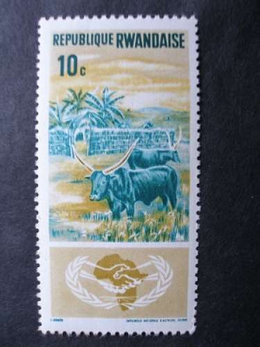 RWANDA 1965 - Coopération international - MNH** 