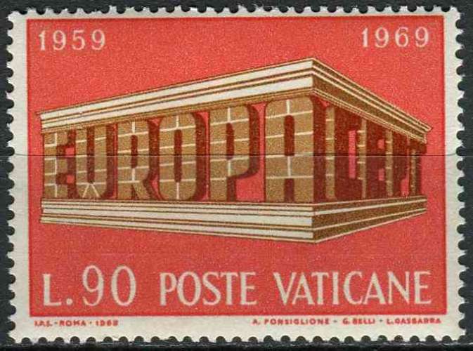 VATICAN 1969 NEUF** MNH N° 489 europa