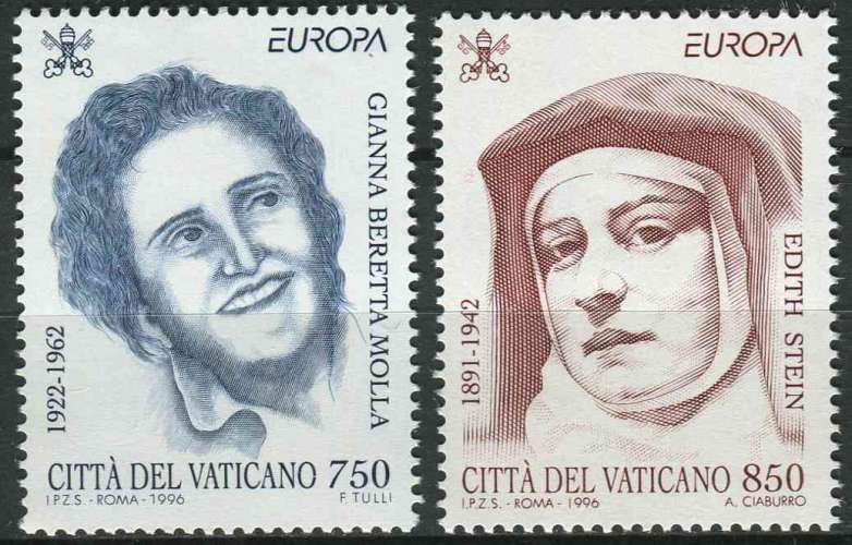 VATICAN 1996 NEUF** MNH N° 1036 1037 europa