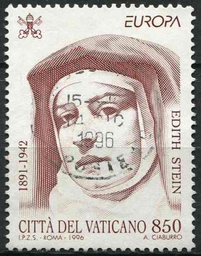 VATICAN 1996 OBLITERE N° 1037 europa