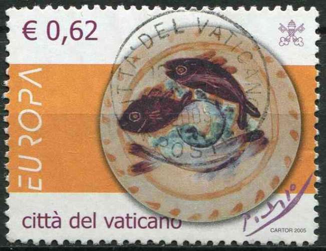 VATICAN 2005 OBLITERE N° 1378 europa