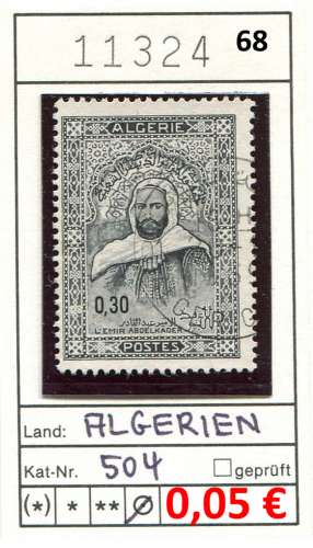 Algérie 1968 - Michel 504 - oo oblit.