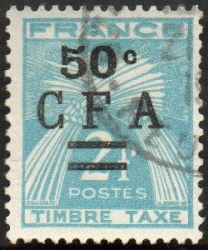 Réunion obl. n° Taxe 37 - Gerbes de blé