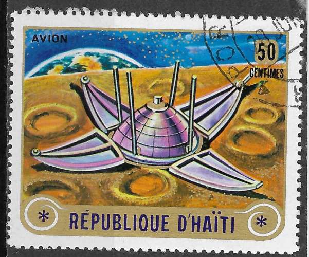 HAITI 1973 Y&T505 - Missions spatiales. Apollo 17 - oblitéré