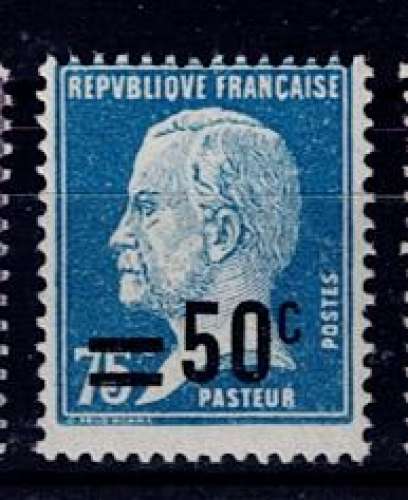 FRANCE 1926 27 - YT 219 ** MNH SURCHARGÉ.