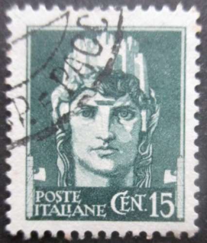 ITALIE N°227 filigrane couronne oblitéré 