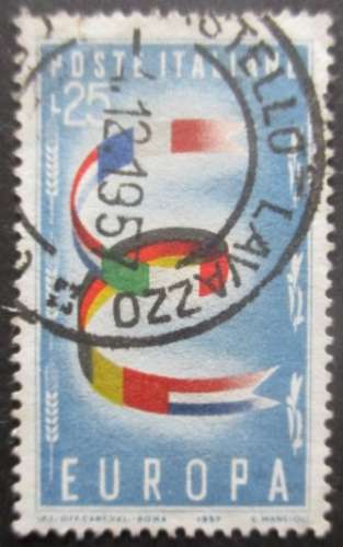 ITALIE N°744 Europa oblitéré 