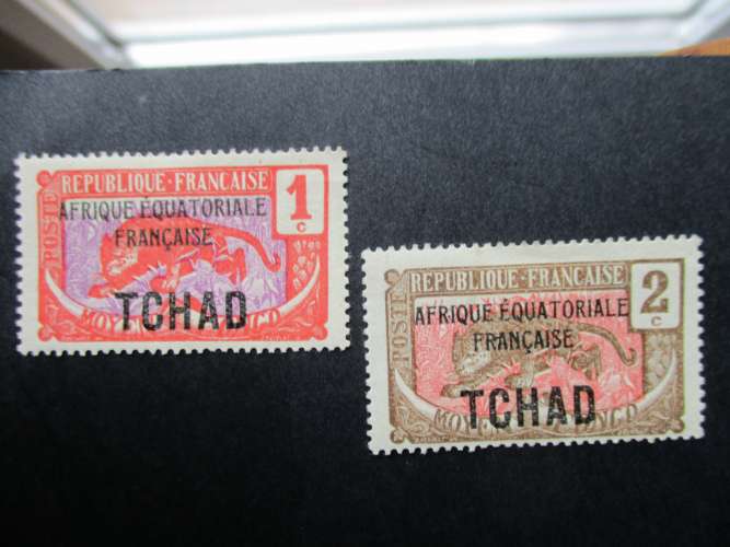 Tchad y & t 19 & 20 * 1924