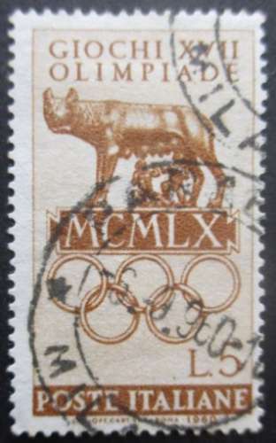 ITALIE N°812 Jeux olympiques de Rome 1960 oblitéré 