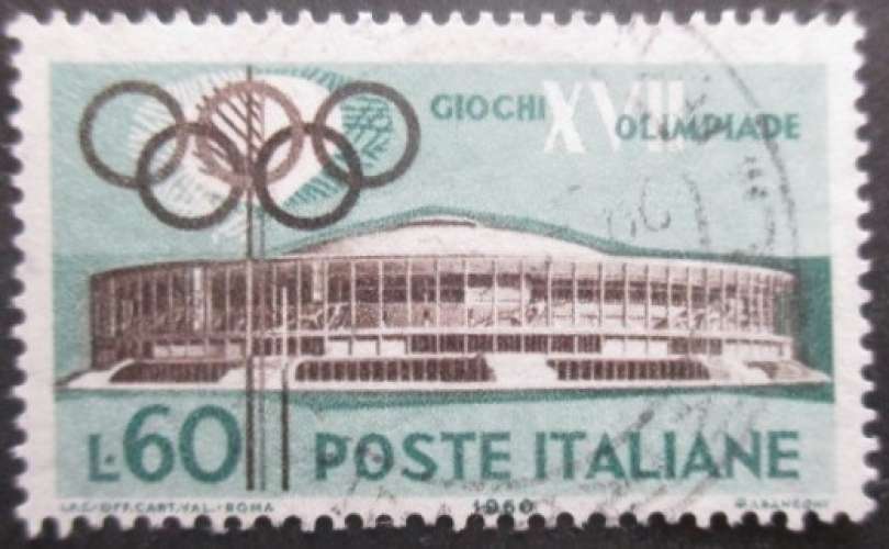 ITALIE N°817 Jeux olympiques de Rome 1960 oblitéré 