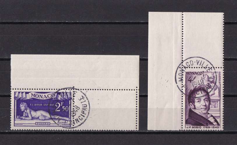 MONACO   Y/T   n° 314/318   oblitéré   1948