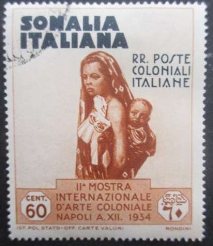 SOMALIE ITALIENNE N°192 oblitéré cote 7,50€