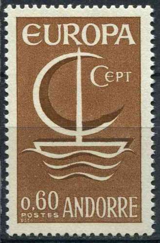 ANDORRE FR 1966 NEUF** MNH N° 178 europa