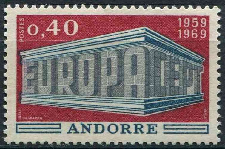 ANDORRE FR 1969 NEUF** MNH N° 194 europa