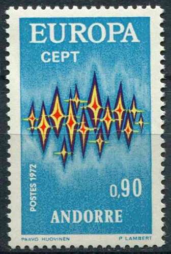 ANDORRE FR 1972 NEUF** MNH N° 218 europa