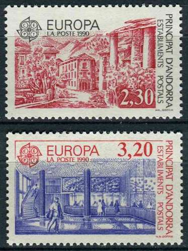 ANDORRE FR 1990 NEUF** MNH N° 388 389 europa