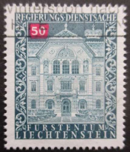 LIECHTENSTEIN service N°61 oblitéré