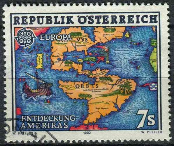 AUTRICHE 1992 OBLITERE N° 1891 europa