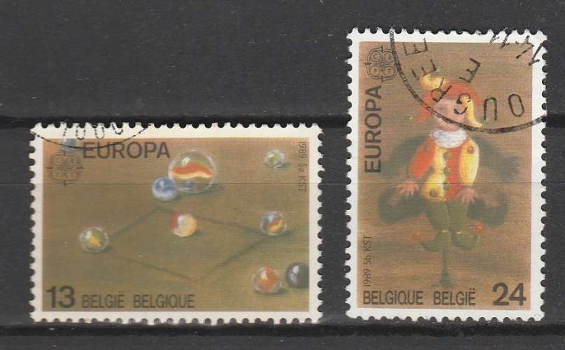 Belgique 1989 Europa CEPT  YT 2323 et 2324