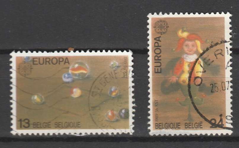 Belgique 1989 Europa CEPT  YT 2323 et 2324