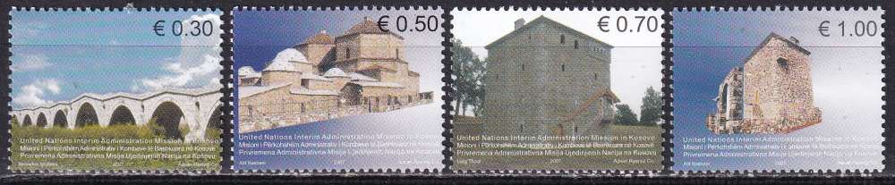 kosovo (nations-unies) ... n° 86 à 89  neufs** ... 2007