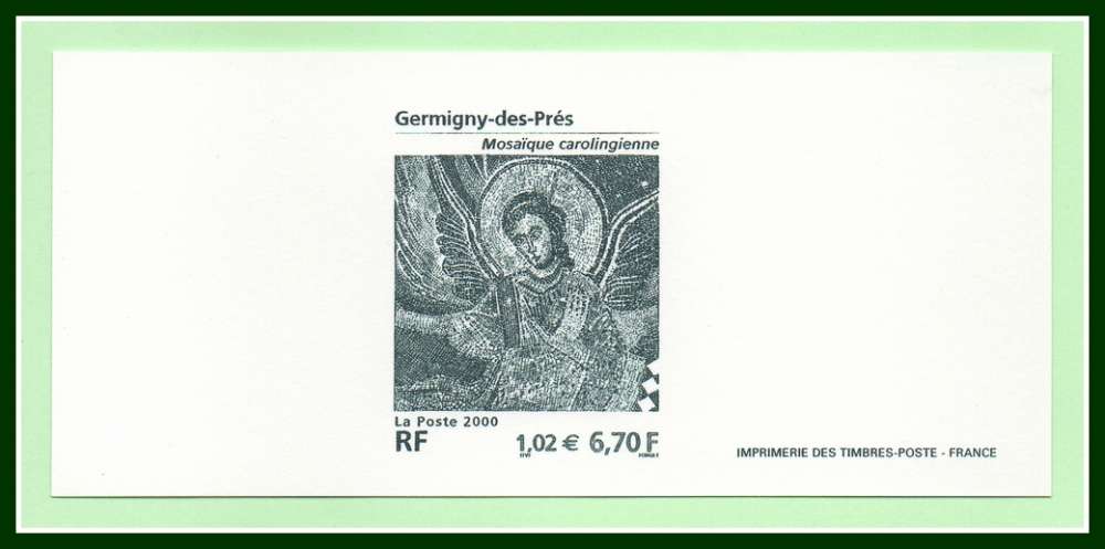 Gravure N° 3358 Germigny des Prés 2000 Mosaïque