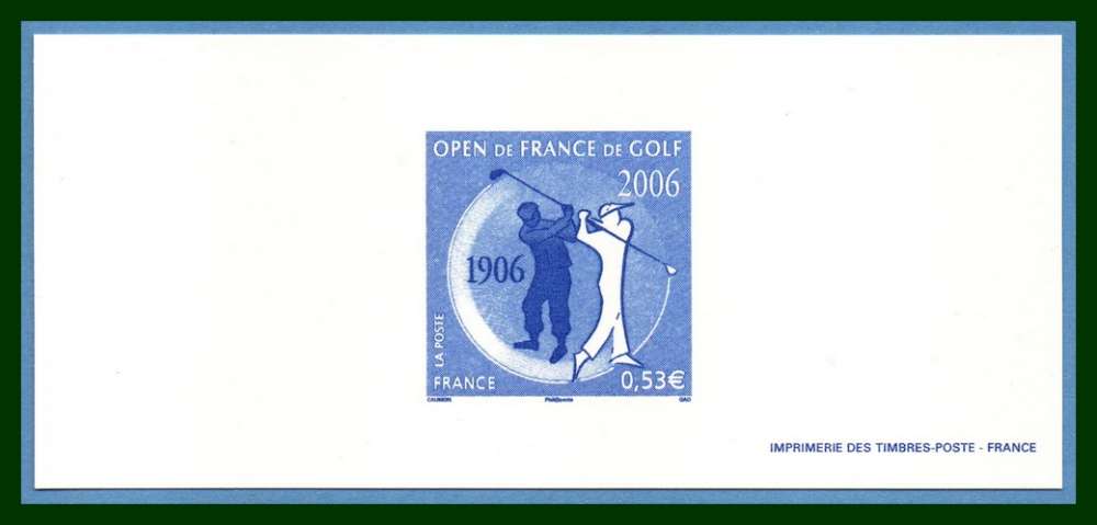 Gravure N° 3935  100 ans Open de France GOLF 2006 