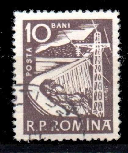 Roumanie Yvert N°1692 Oblitéré 1960 Station hydro-électrique