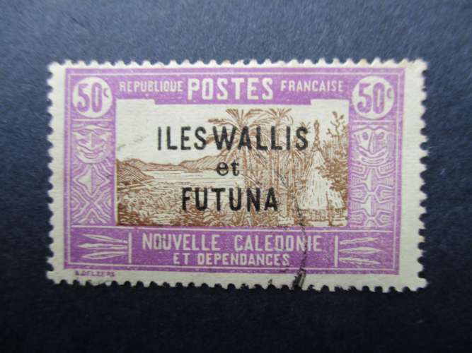 Wallis & Futuna y & t 54 obl 1930