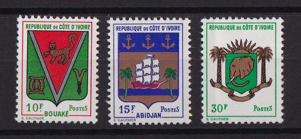 COTE D'IVOIRE  Y/T   n° 289/291    neuf **    1969