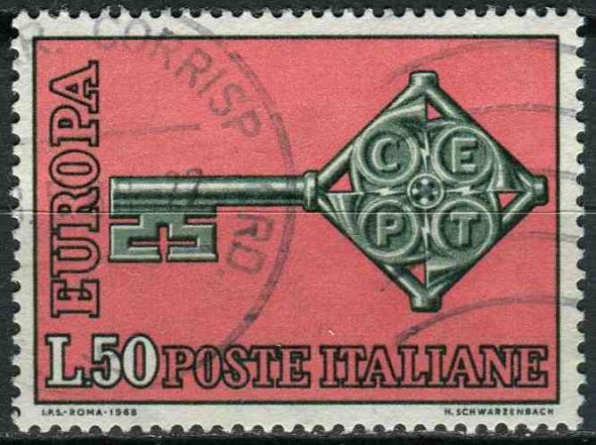 ITALIE 1968 OBLITERE N° 1010 europa