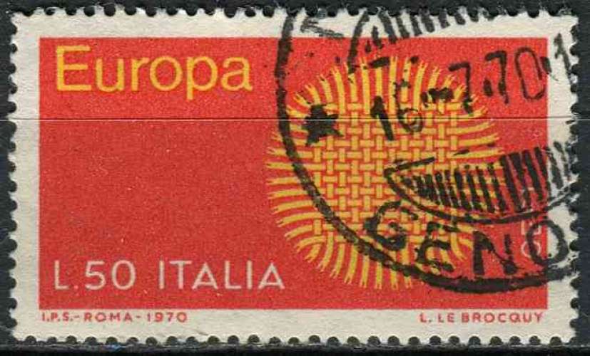 ITALIE 1970 OBLITERE N° 1047 europa