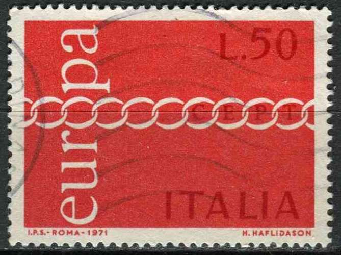 ITALIE 1971 OBLITERE N° 1072 europa