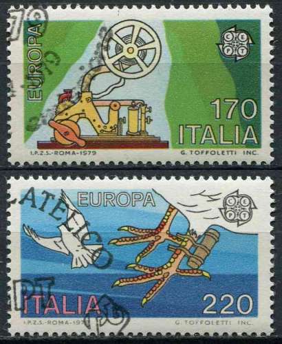 ITALIE 1979 OBLITERE N° 1389 1390 europa