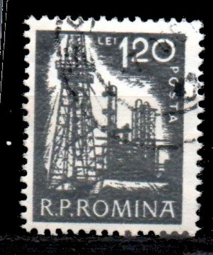 Roumanie Yvert N°1702 Oblitéré 1960 Pétrole