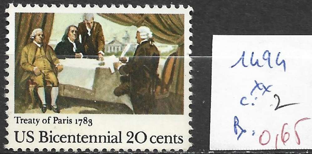 ETATS-UNIS 1494 ** côte 2 €