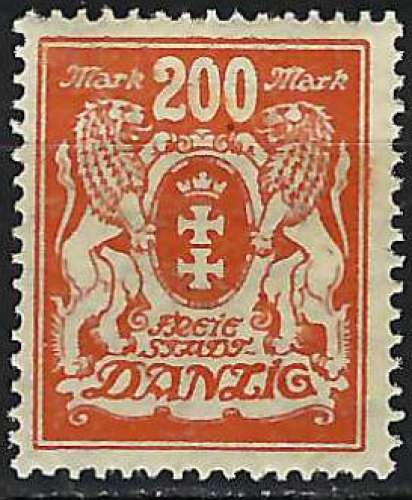 Dantzig - 1921-23 - Y & T n° 107 - MNH