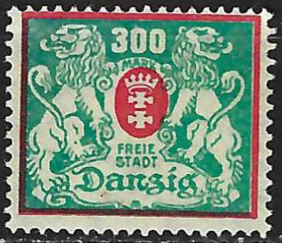 Dantzig - 1921-23 - Y & T n° 109 - MNH