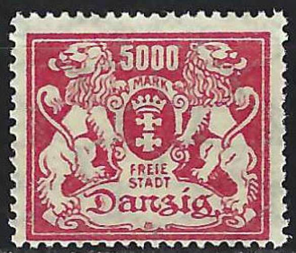 Dantzig - 1921-23 - Y & T n° 114 - MNH