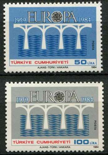 TURQUIE 1984 NEUF** MNH N° 2425 2426 europa